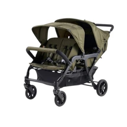 All Terrain Double Baby Stroller Wagon with Canopy EaseOver Exclusive